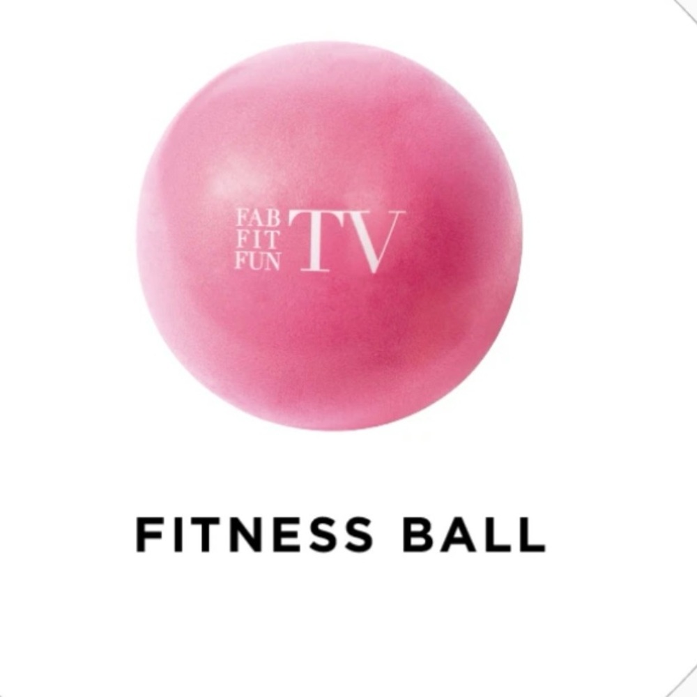 New FabFitFun TV X Jillian Michaels Pink Fitness Ball